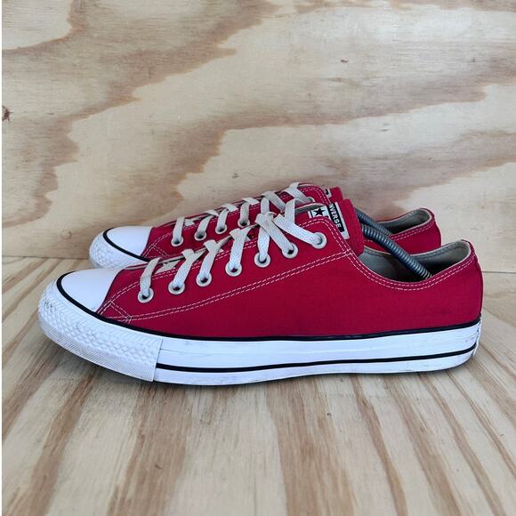 Converse All Star - Chuck Taylor Ox Low - Sneakers - Red - Men's - 12 - M9696 - Picture 3 of 9